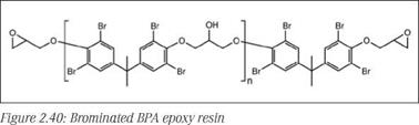 Brominated BPA epoxy resins