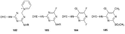 Fibre-reactive Groups Reacting by Nucleophilic Substitution