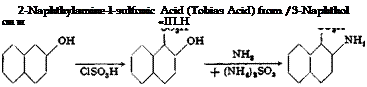 Подпись: 2-Naphthylamine-l-sulfonic Acid (Tobias Acid) from /3-Naphthol on и «ІП.Н 