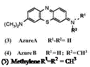 Подпись: (5) Methylene R1=R2 = CH3 Blue 