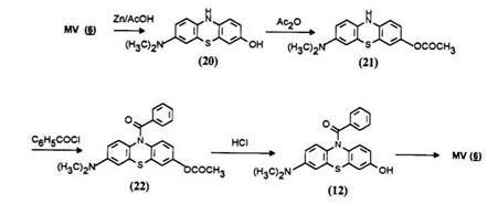 Acylated Leuco Thiazinone Dyes