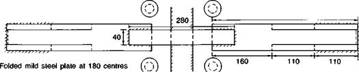 Precast open sandwich panels for bridge decks