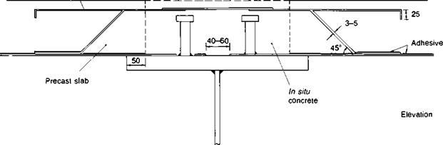 Precast open sandwich panels for bridge decks