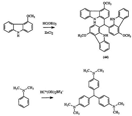 Triphenylmethanes and Carbinol Bases