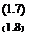 Подпись: (1.7) (1.8) 