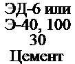 Подпись: ЭД-6 или Э-40, 100 30 Цемент 