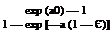 Подпись: ехр (а0) — 1 1 — ехр [—а (1 — Є)] 