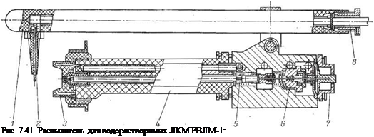 Подпись: Рис. 7.41. Распылитель для водорастворимых ЛКМ РВЛМ-1: 