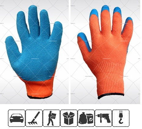 Акция распродажи зимней серии защитных рабочих перчаток
